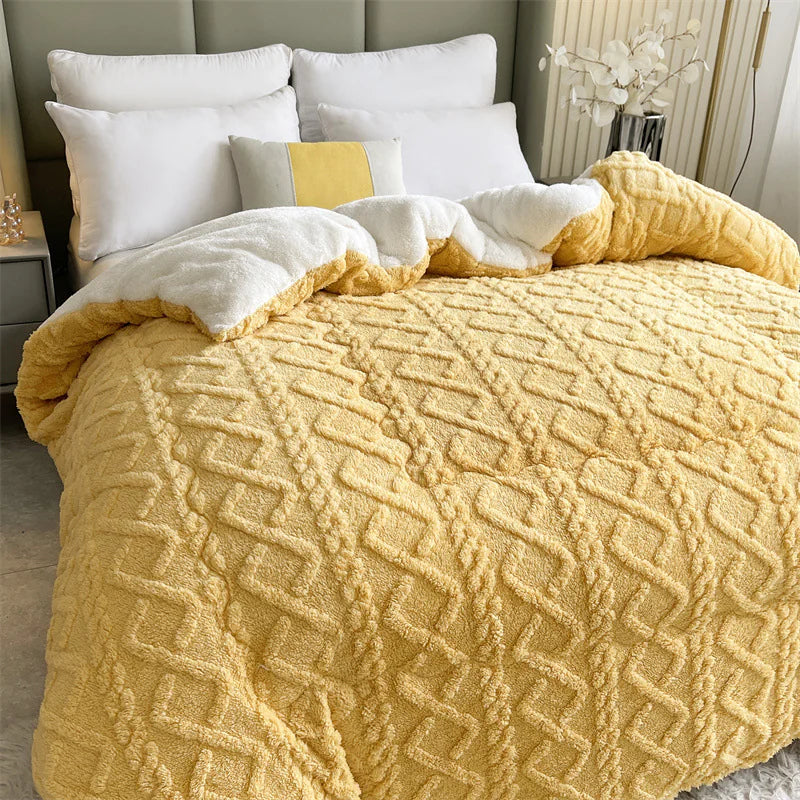 Warm Winter Cashmere Weighted Blanket