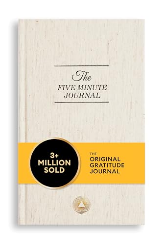 Intelligent Change The Five Minute Journal - Original Daily Gratitude Journal 2025 for Happiness, Mindfulness & Reflection - Daily Affirmations - Undated Planner Gifts for Women & Men - Fredhappy LLC
