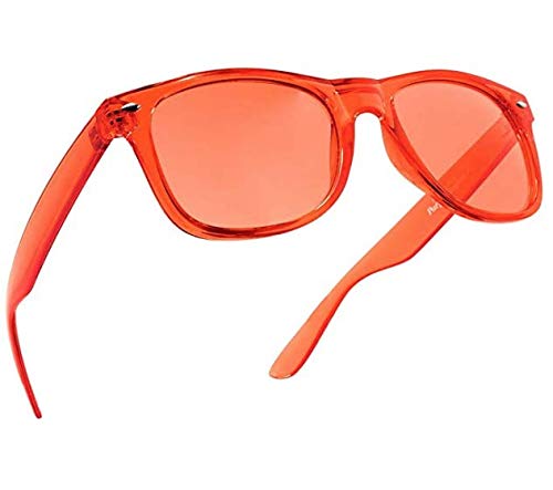 PURPLE CANYON Orange Color Therapy Glasses for Chakra Healing, Chromotherapy, and Mood - Fredhappy