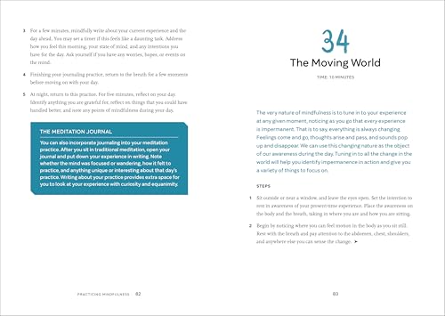 Practicing Mindfulness: 75 Essential Meditations to Reduce Stress, Improve Mental Health, and Find Peace in the Everyday - Fredhappy