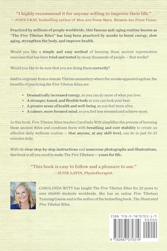 The Illustrated Five Tibetan Rites: Anti - Aging Secrets for Vitality, Strength, Well - Being and Health - Fredhappy LLC