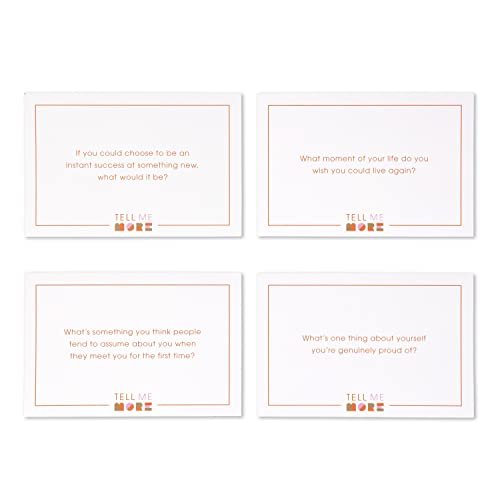 Compendium Tell Me More: A Conversation Starter Game of Questions to Deepen Connection - Fredhappy