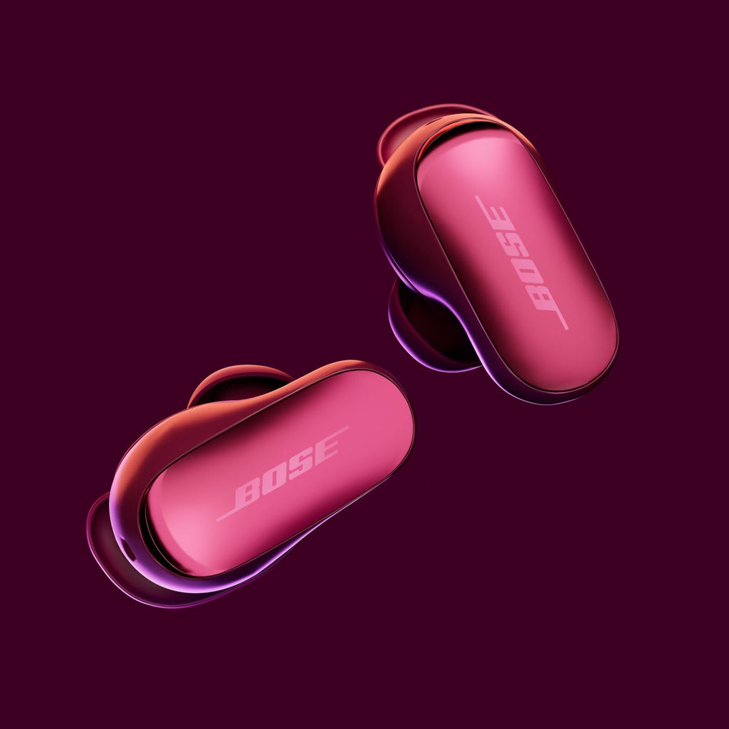 Bose New QuietComfort Ultra Earbuds (2nd Gen) - Wireless Noise Cancelling Earbuds with Mic, Immersive Audio, USB - C Charging, Up to 6 Hours Battery, IPX4 Rating, Deep Plum - Limited Edition Color - Fredhappy