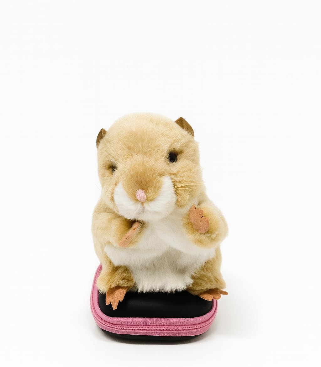 B - Pulse Pass: Bilateral Stimulation Tool + Hamster (Pink Case) - Fredhappy