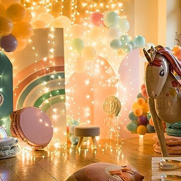 Brightown 12 Pack LED Fairy Lights Battery Operated String Lights - 7ft 20LED Waterproof Silver Wire Firefly Starry Moon Lights for DIY Crafts Wedding Table Centerpieces Party Bedroom Christmas - Fredhappy