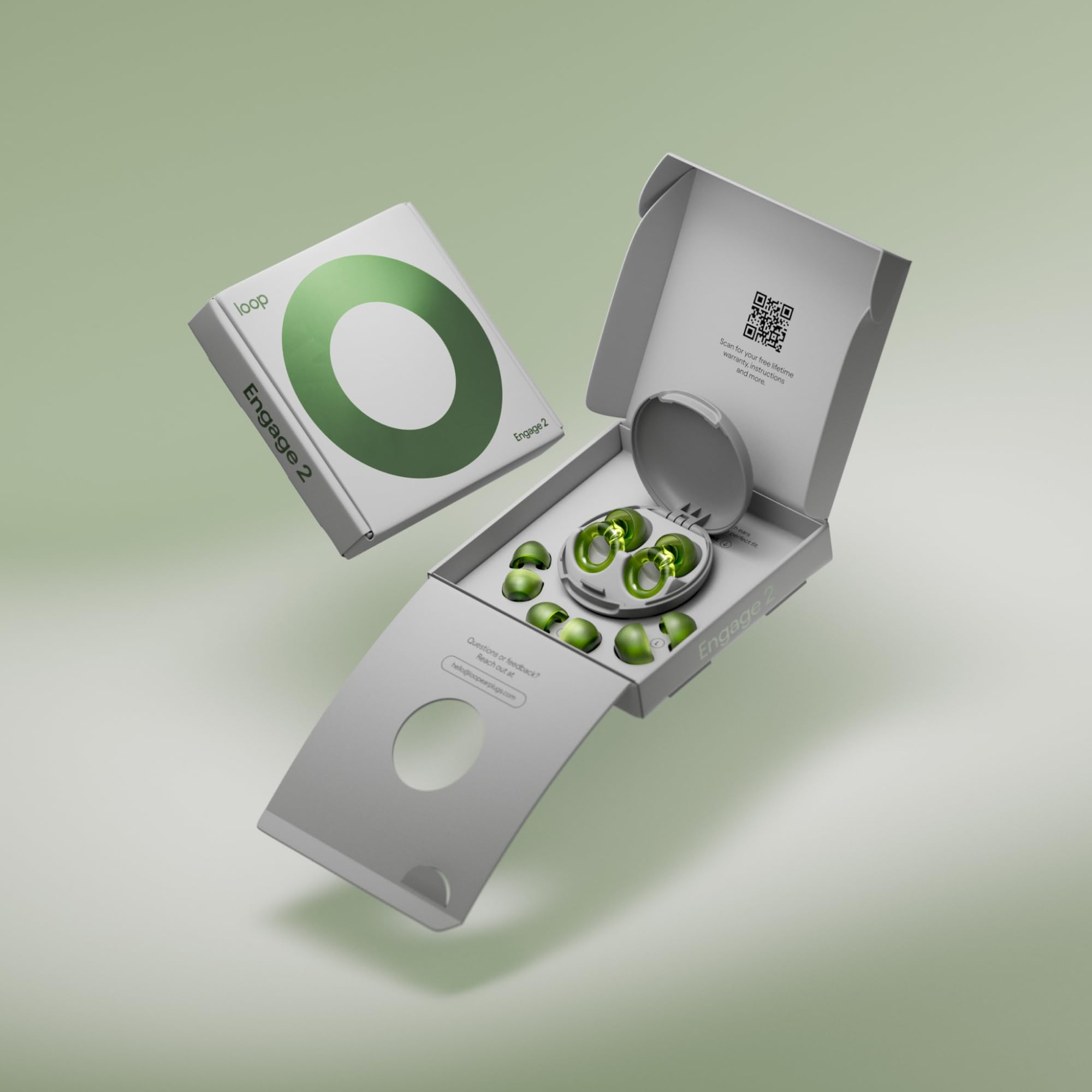 Loop Engage 2 Ear Plugs – Everyday Noise Relief with Clear Speech for Social Gatherings, Work, Conversation, Parenting & Noise Sensitivity – 16 dB Noise Reduction Earplugs - Fredhappy