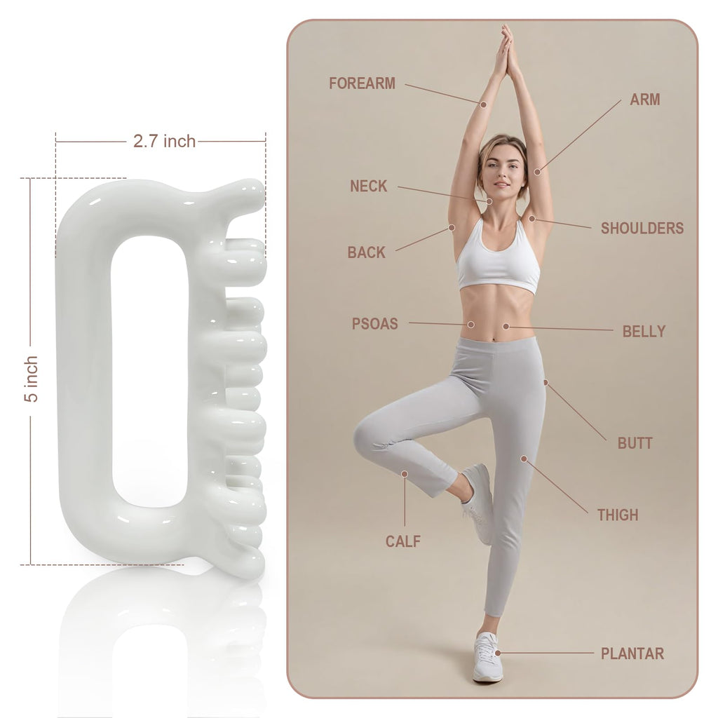 Vemoky Fascia Massage Tool Trigger Point Massage Tools Anti Blaster for Cellulite Massager Tool Reaching Deep Myofascial Tissue Throughout The Body Release Muscle Knot Reduction Cellulite - Fredhappy