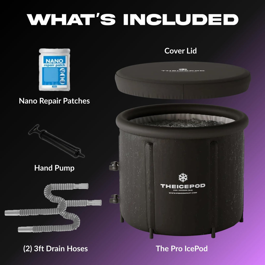 The Ice Pod Pro – Premium Cold Plunge Tub for Daily Recovery – Extra - Insulated Design with Thermal Lid – Built for Comfort, Performance & Durability - The Pod Company - Fredhappy
