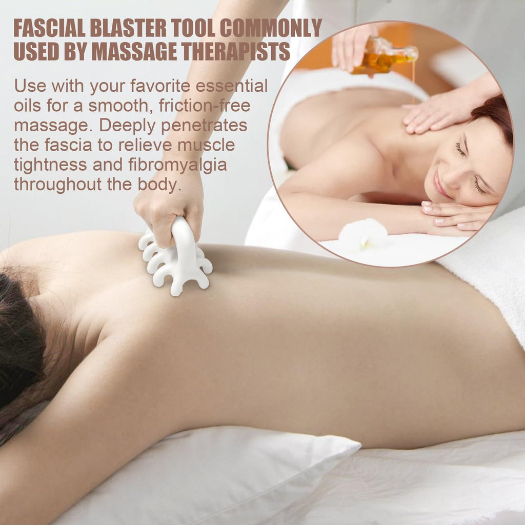 Vemoky Fascia Massage Tool Trigger Point Massage Tools Anti Blaster for Cellulite Massager Tool Reaching Deep Myofascial Tissue Throughout The Body Release Muscle Knot Reduction Cellulite - Fredhappy