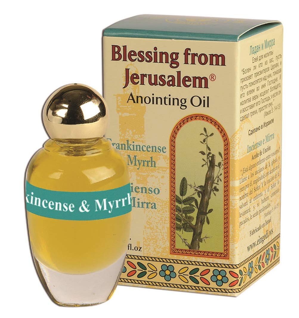 Anointing Oil 12ml. - Blessing from Jerusalem (Frankincense and Myrrh) - Fredhappy