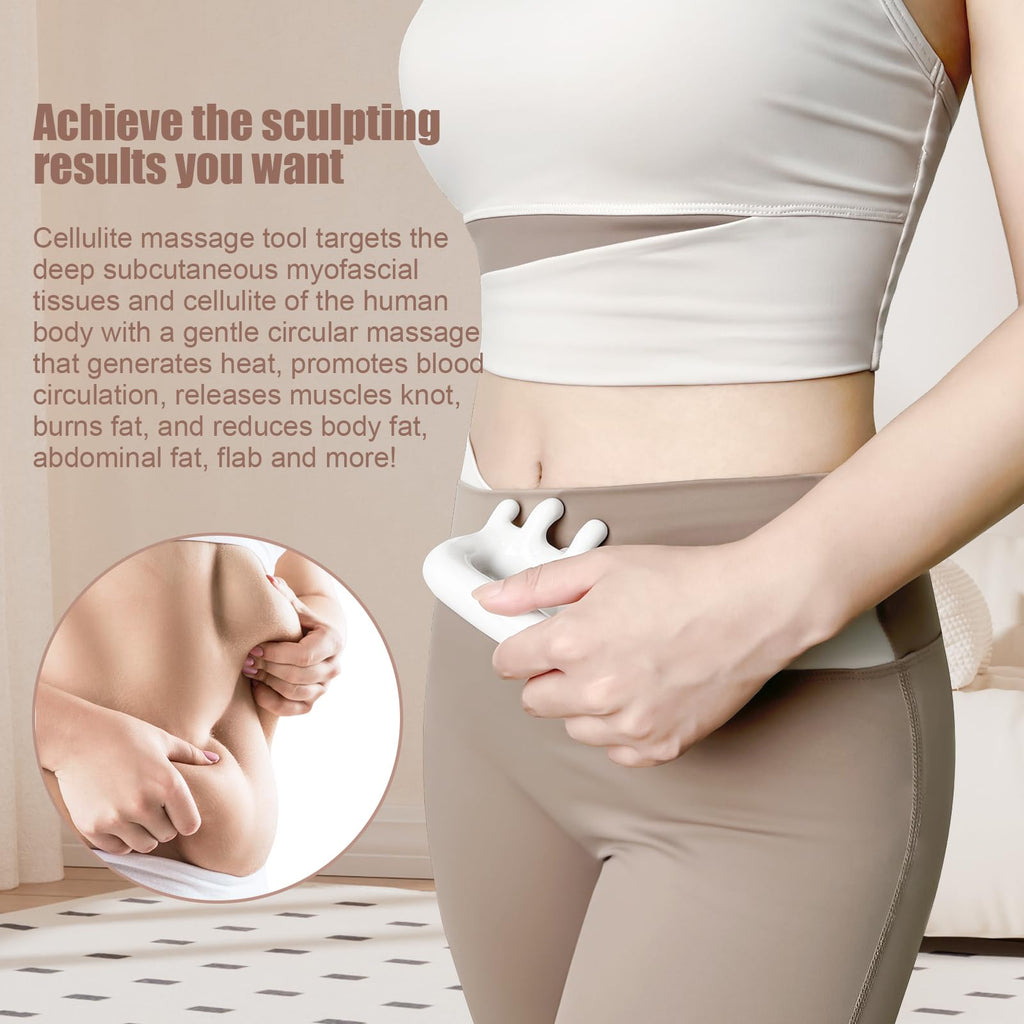 Vemoky Fascia Massage Tool Trigger Point Massage Tools Anti Blaster for Cellulite Massager Tool Reaching Deep Myofascial Tissue Throughout The Body Release Muscle Knot Reduction Cellulite - Fredhappy