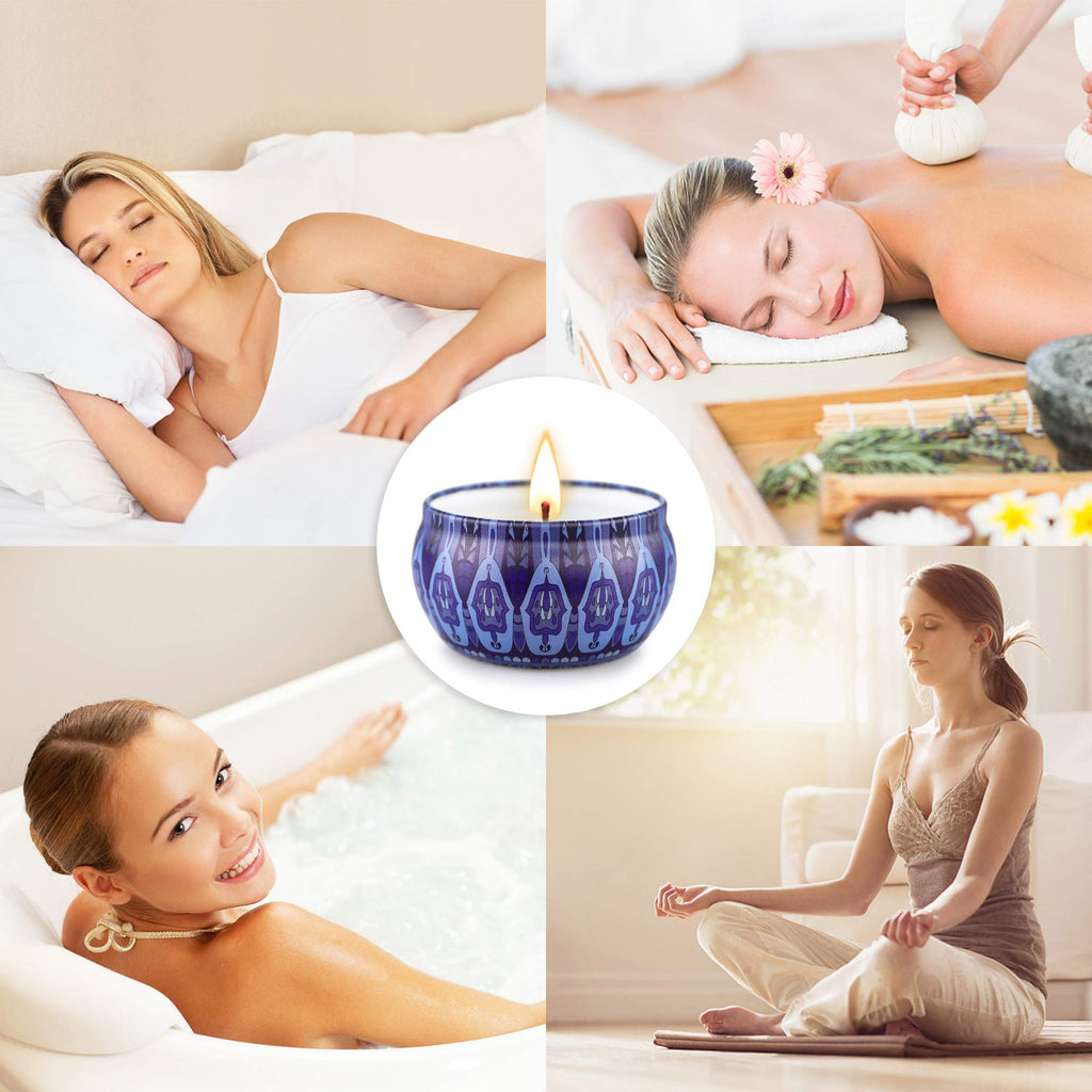 Scented Candles Gift Set,12 Pack Candles for Home Scented, 300 Hour Long Lasting Soy Wax Aromatherapy Candle Set, Birthday Gifts for Women with Gift Box - Fredhappy