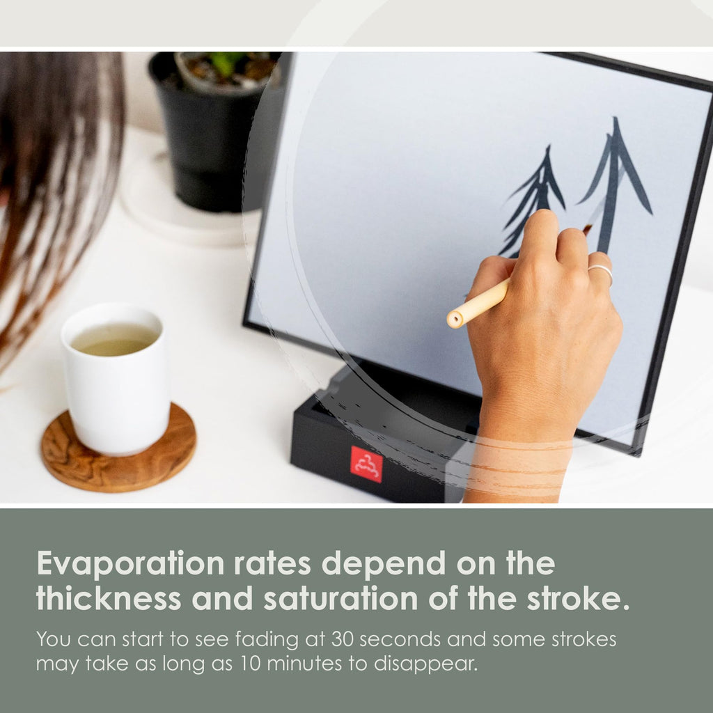 Buddha Board – The Original Water Painting Board for Mindfulness & Creativity – Unique Gift for Artists, Adults & Kids – Mess - Free Zen Art Supplies - Fredhappy