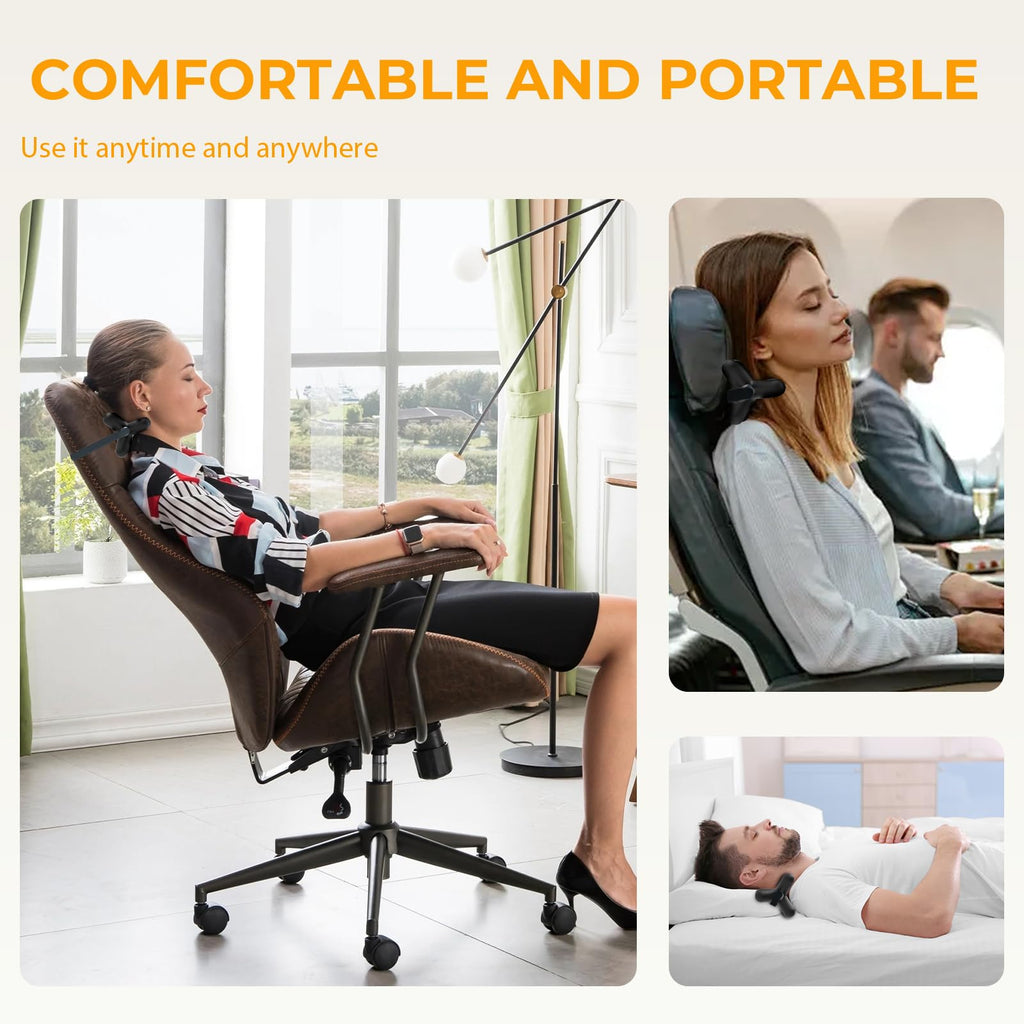 Occipital Release Tool,Neck and Shoulder Trigger Point Massager for Headache Relief,Deep Tissue Pressure Point Device with Acupressure Design Targeting Hard - to - Reach Muscles,Fast and Effective Black - Fredhappy LLC