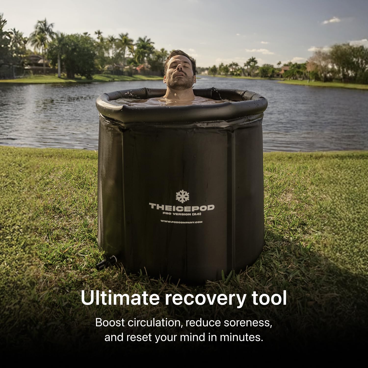 The Ice Pod Pro – Premium Cold Plunge Tub for Daily Recovery – Extra - Insulated Design with Thermal Lid – Built for Comfort, Performance & Durability - The Pod Company - Fredhappy