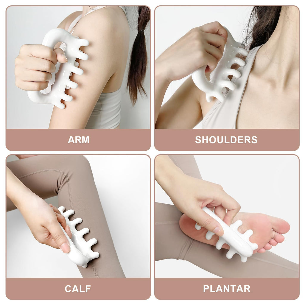 Vemoky Fascia Massage Tool Trigger Point Massage Tools Anti Blaster for Cellulite Massager Tool Reaching Deep Myofascial Tissue Throughout The Body Release Muscle Knot Reduction Cellulite - Fredhappy