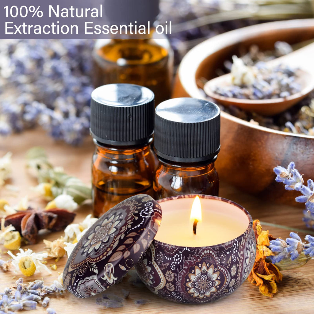 Scented Candles Gift Set,12 Pack Candles for Home Scented, 300 Hour Long Lasting Soy Wax Aromatherapy Candle Set, Birthday Gifts for Women with Gift Box - Fredhappy