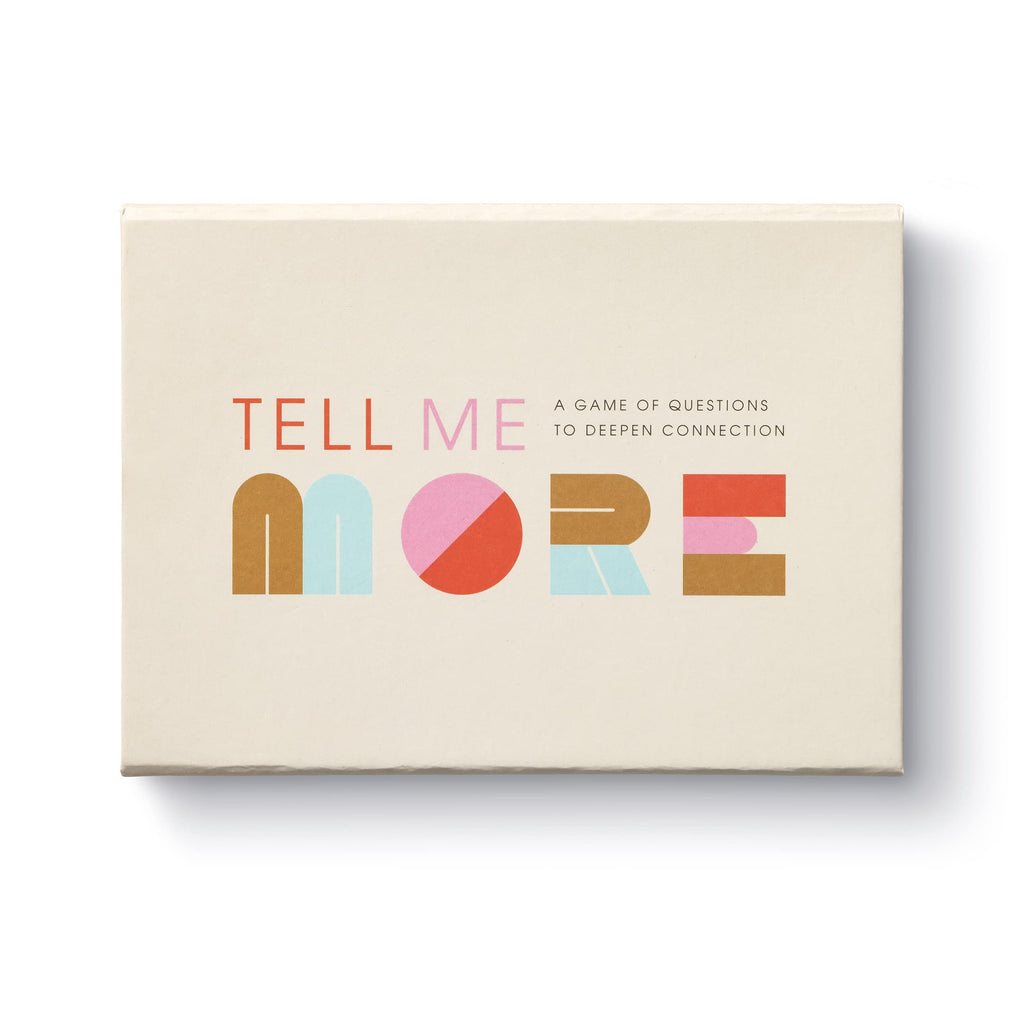Compendium Tell Me More: A Conversation Starter Game of Questions to Deepen Connection - Fredhappy