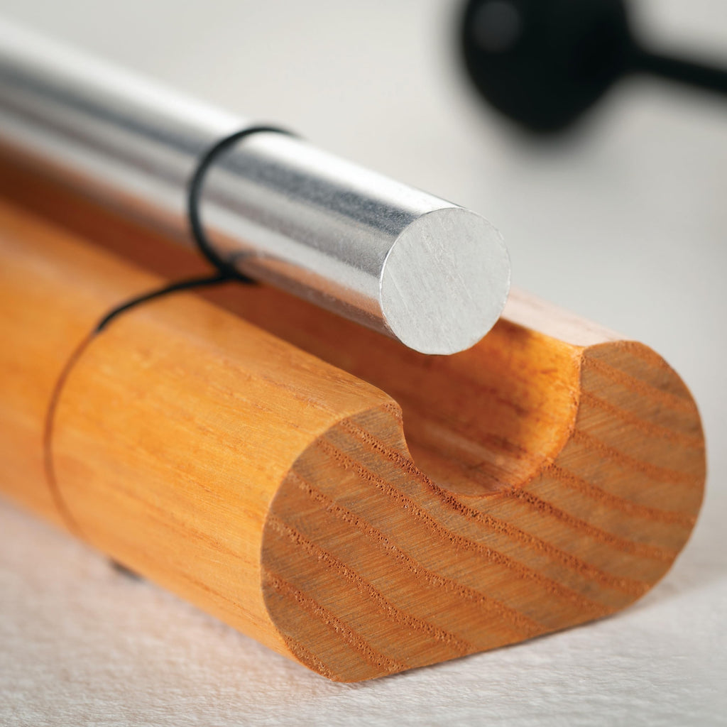 Woodstock Wind Chimes Zenergy Solo Hand Chime, Silver (7") Musically Tuned for Meditation, Yoga and Mindfulness, Bell Percussion Instrument For Teachers and Classrooms - Fredhappy