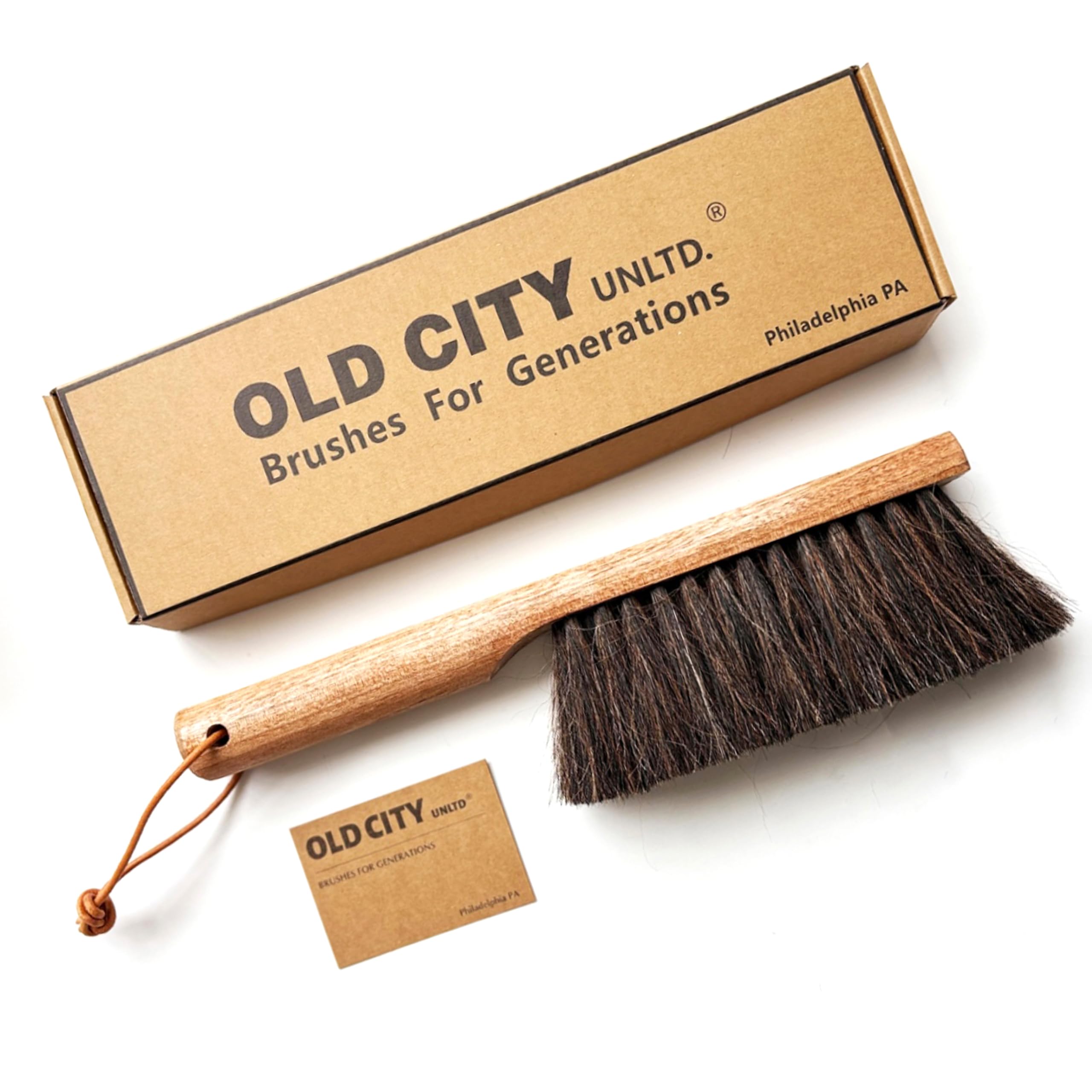 Dustpan Bench Woodworking Brush - USA 13 inch Horsehair Brushes are Used for Counter, Furniture, Drafting, Patio, Fireplace Cleaning, Shop Brush, Leather Tie, Woodworking Tool & Accessories - Fredhappy