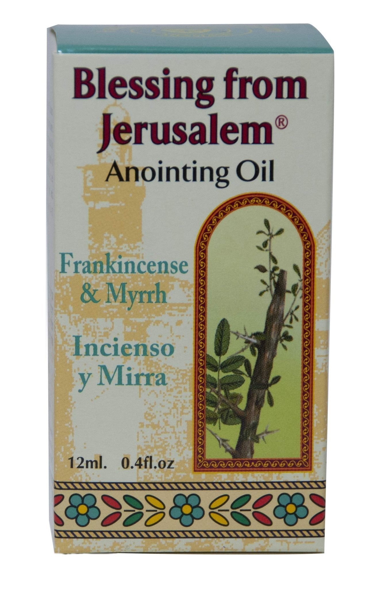Anointing Oil 12ml. - Blessing from Jerusalem (Frankincense and Myrrh) - Fredhappy