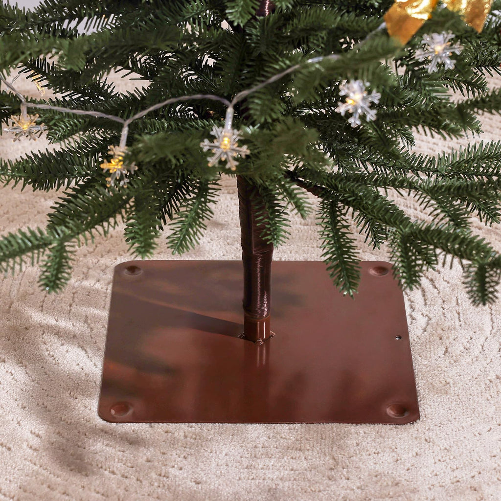 VeriNatural Pencil Slim Christmas Tree 6ft Artificial Xmas Tree - Skinny Small Green Pine Tree with PE Needles, Metal Stand, No Lights - Indoor Holiday Decor for Apartment Office Porch - Fredhappy