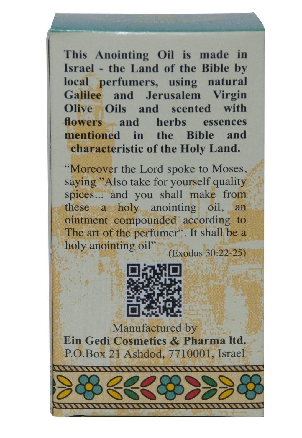 Anointing Oil 12ml. - Blessing from Jerusalem (Frankincense and Myrrh) - Fredhappy