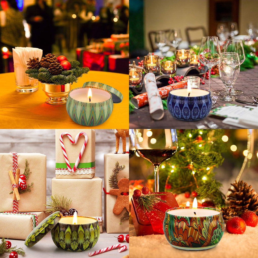 Scented Candles Gift Set,12 Pack Candles for Home Scented, 300 Hour Long Lasting Soy Wax Aromatherapy Candle Set, Birthday Gifts for Women with Gift Box - Fredhappy