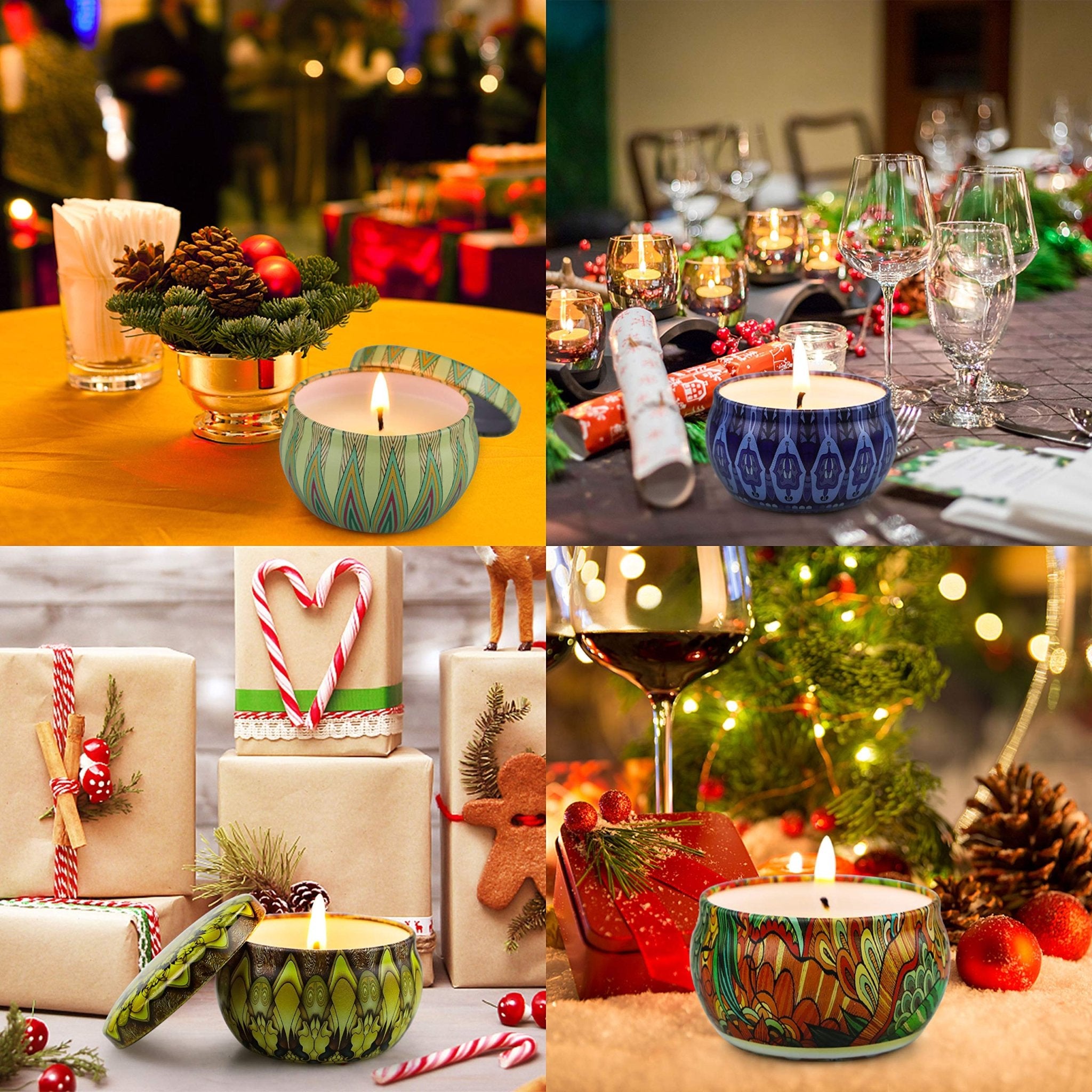 Scented Candles Gift Set,12 Pack Candles for Home Scented, 300 Hour Long Lasting Soy Wax Aromatherapy Candle Set, Birthday Gifts for Women with Gift Box - Fredhappy