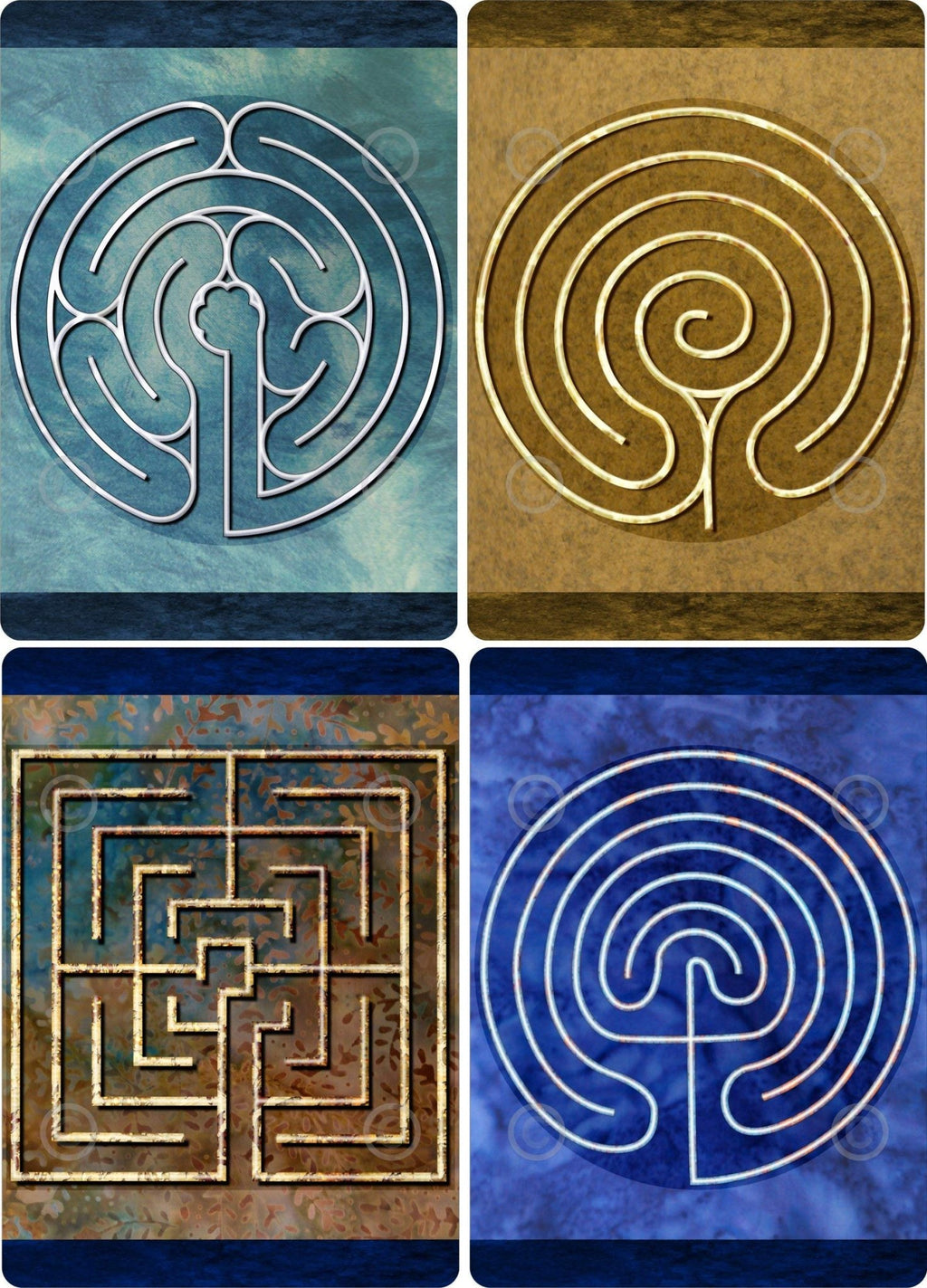 Finger Labyrinth Travel Cards - Fredhappy