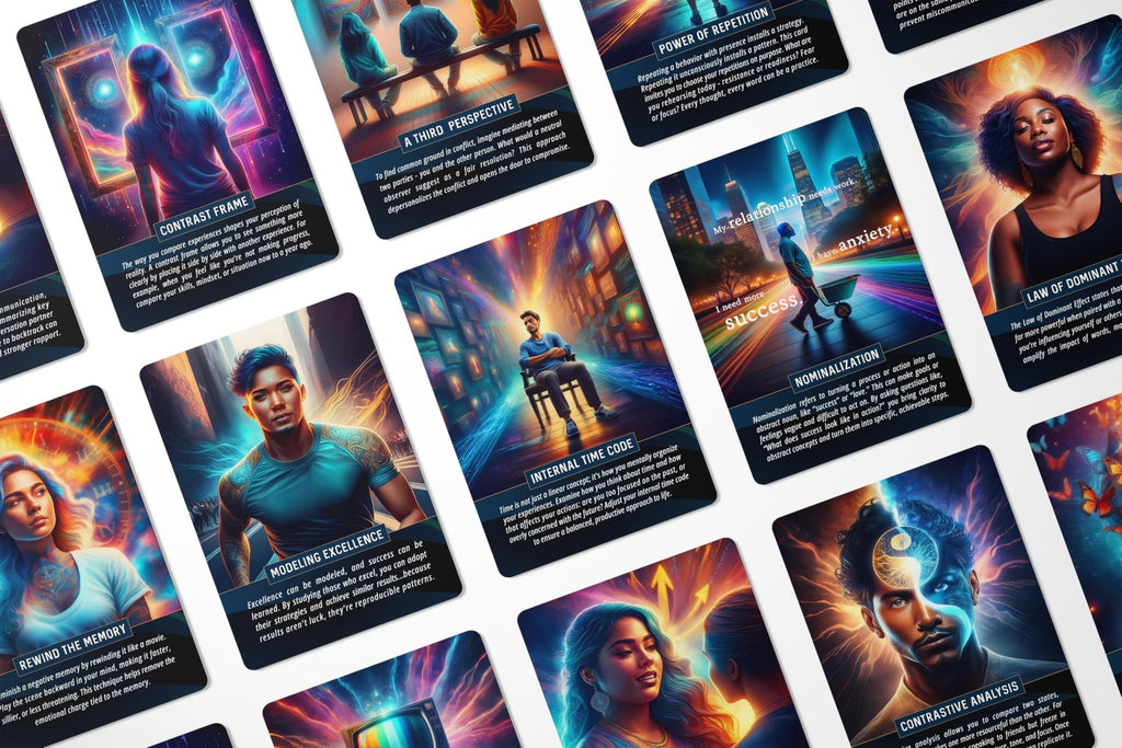 The NLP Oracle: Neurolinguistic Programming Cards for Mastering Your Reality - Deck of 70 Oracle Cards by River Aether - The Essential NLP Toolbox for Beginners to Experienced NLP Practitioners - Fredhappy