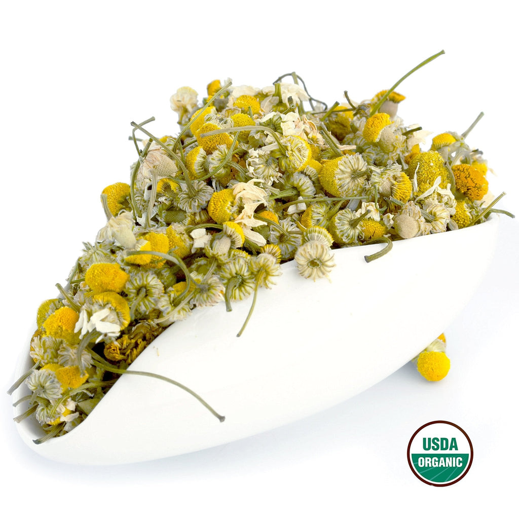 Chamomile Tea 1LB (16Oz) 100% CERTIFIED Organic (USDA seal) Chamomile Flowers Herbal Tea (Matricaria Chamomilla) in 1 lb Bulk BPA - free Resealable Bags from U.S. Wellness - Fredhappy