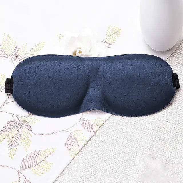 Memory Foam Silk Sleep Mask & Eye Patches