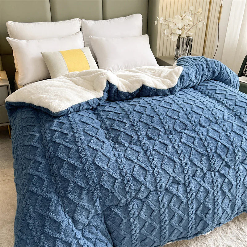 Warm Winter Cashmere Weighted Blanket