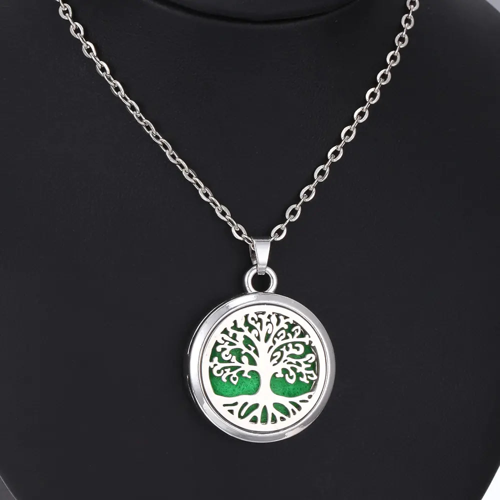 Aromatherapy Tree of Life Necklace