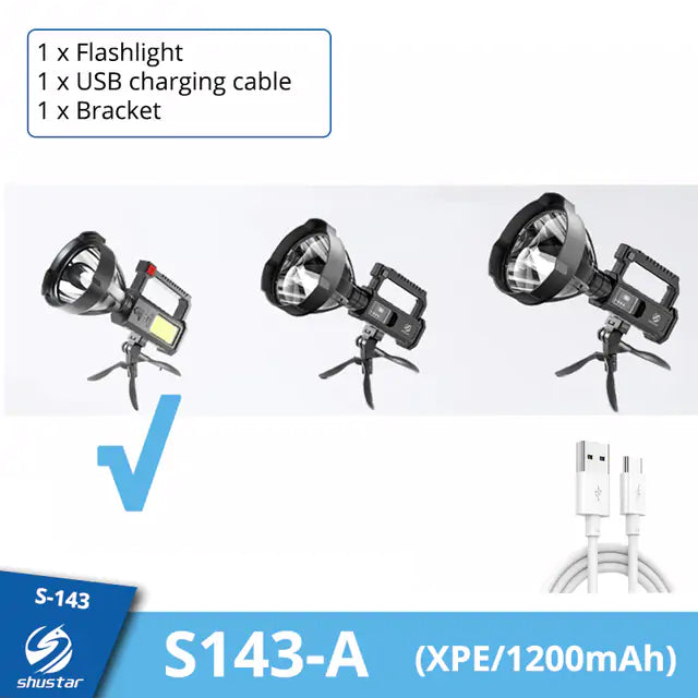 Ultra-Long Lighting Distance Flashlights